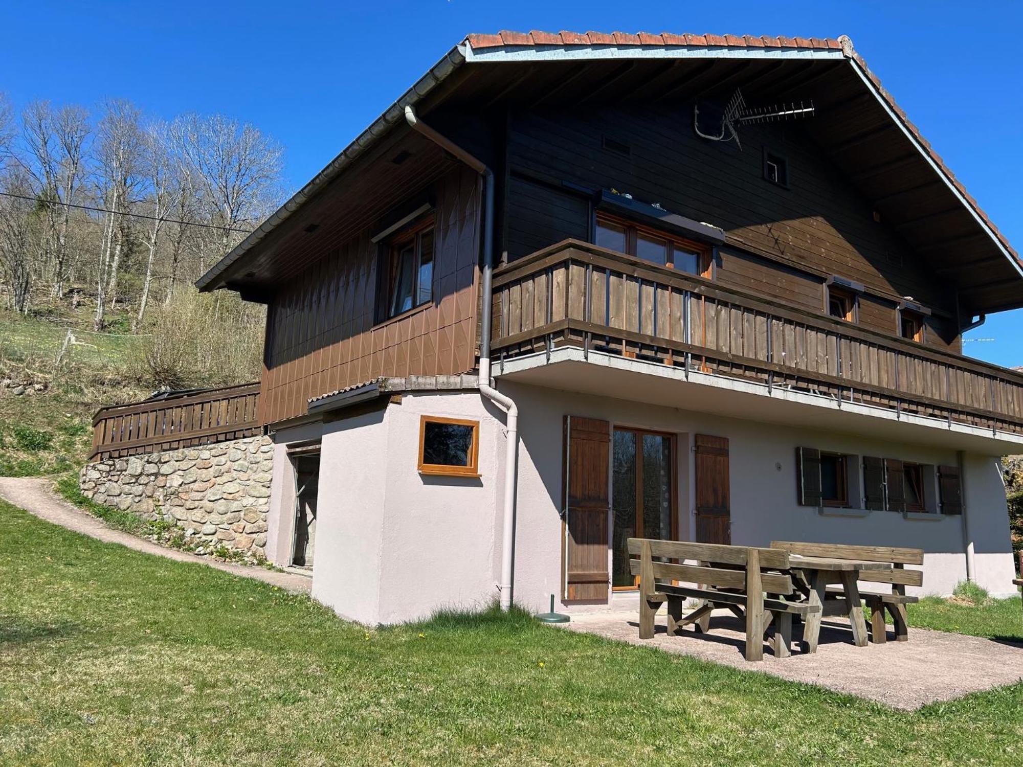 Chalet Les Bouleaux, La Montagne Des Lamas La Bresse Exteriör bild
